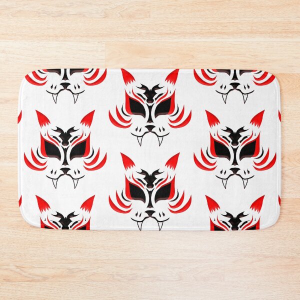 Item preview, Kitsune Face - Red designed and sold by Art By The Coco.