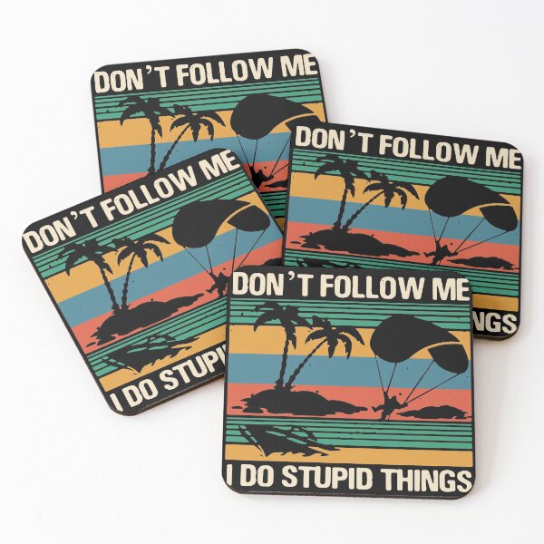 Item preview, Don’t Follow Me I Do Stupid Things Vintage Retro  designed and sold by smallcatvn.
