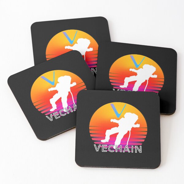 Item preview, Vechain VET Space Man Sunset designed and sold by Bitcoin-Fashion.