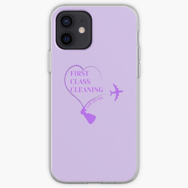 First Class Cleaning Inspirational Housekeeping Gift T-Shirt iPhone Soft Case