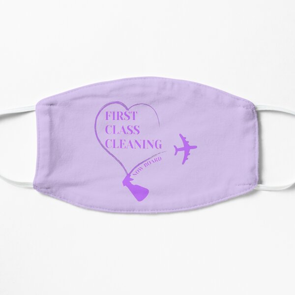 First Class Cleaning Inspirational Housekeeping Gift T-Shirt Mask