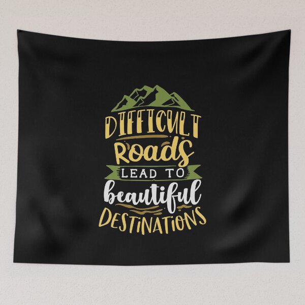 Item preview, Difficult roads hiking designed and sold by RoguePixel.
