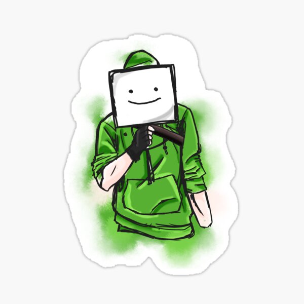 dream face reveal meme Sticker for Sale by bestizeyy