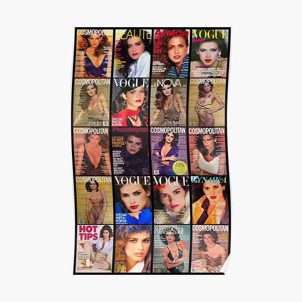 “Gia Carangi Cover Collage” Poster for Sale by Maddie4Real | Redbubble