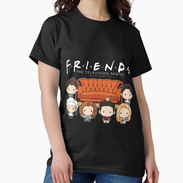 Item preview, Friends Chibi Couch Crew Logo T-Shirt designed and sold by tomoban12.