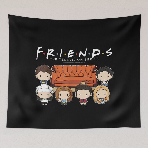 Item preview, Friends Chibi Couch Crew Logo T-Shirt designed and sold by tomoban12.