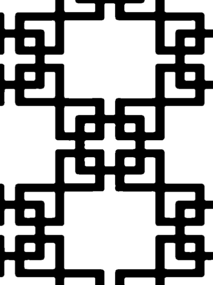 Thumbnail 4 of 4, iPhone Case, Square In A Square Reverse B&W designed and sold by sagar96.