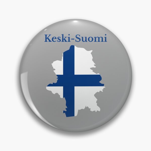 Item preview, Central Finland Region Map, Finland. designed and sold by marosharaf.