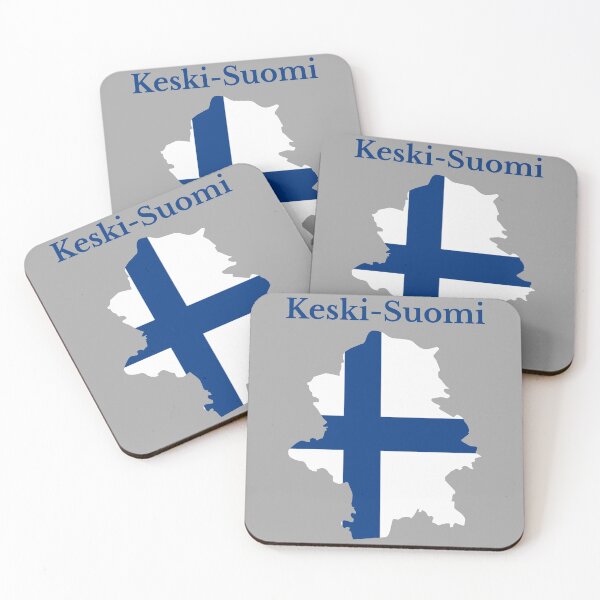 Item preview, Central Finland Region Map, Finland. designed and sold by marosharaf.