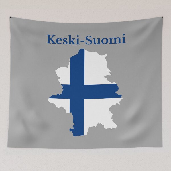 Item preview, Central Finland Region Map, Finland. designed and sold by marosharaf.