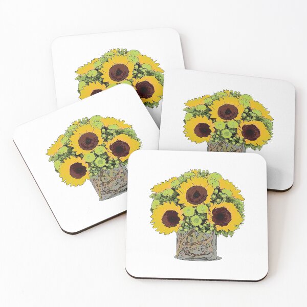 Item preview, Painted Bouqet of Sunflowers designed and sold by Pavnud.