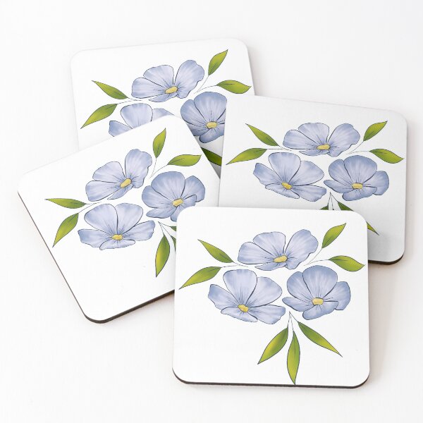 Item preview, Lewis flax, Blue Flax, Blue Flower designed and sold by Moon Dust.