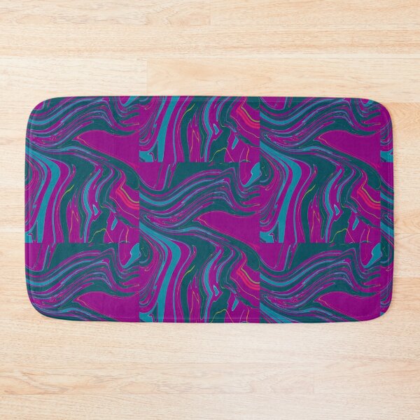 Item preview, Magenta & Dark Teal Marble designed and sold by Katherine Rilling.
