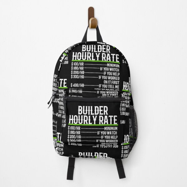 Item preview, Builder Hourly Rate designed and sold by TeesYouWant.