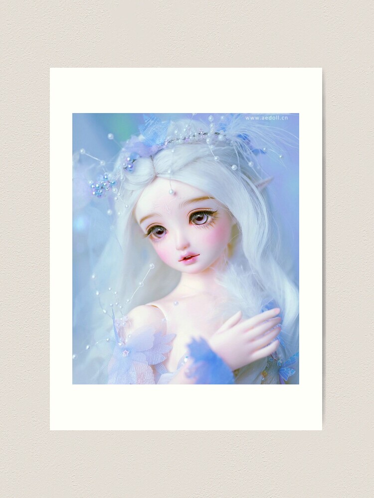Cute Barbie doll, Art Print