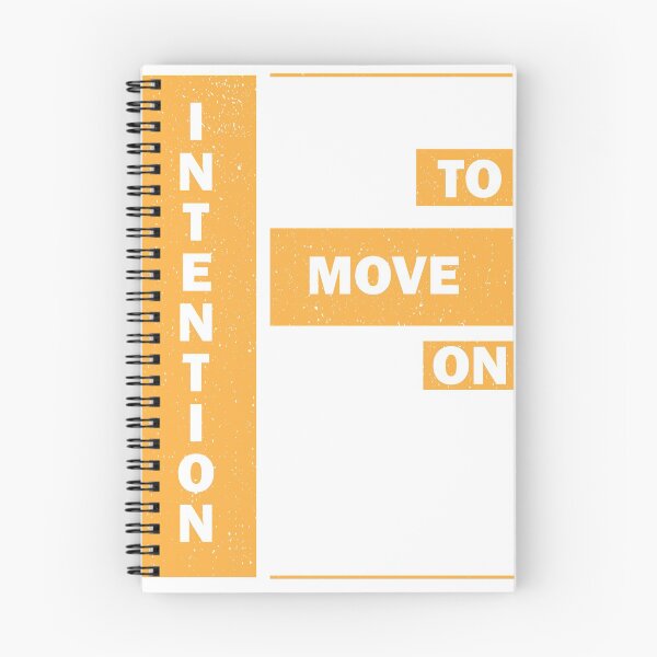 Item preview, typograpi intention to move on designed and sold by mdpzart.