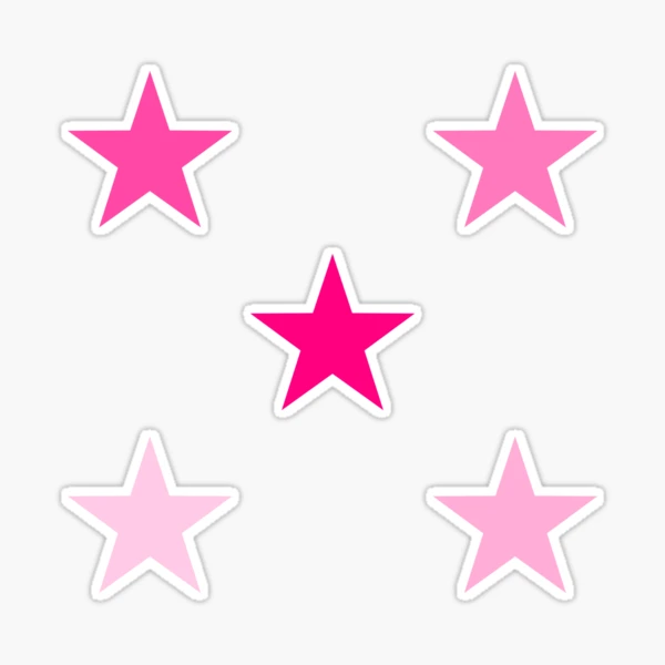 Pink Stars 2 Pack | Sticker