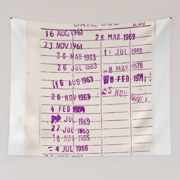 Item preview, Library Borrower Card designed and sold by flickertoaflame.