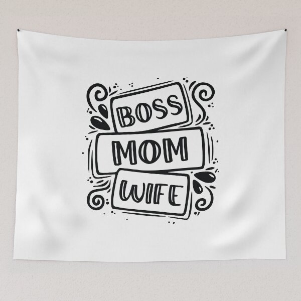 Item preview, Boss Mom Wife designed and sold by Mushrankhan.