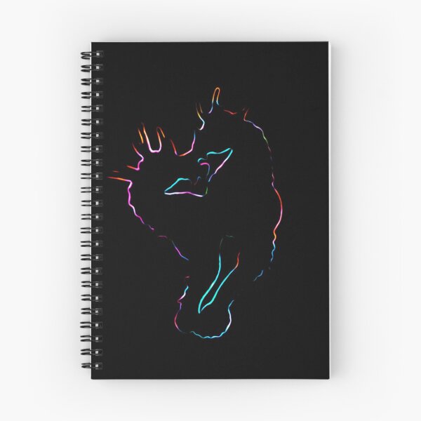 Item preview, Colourfull line art sea horse designed and sold by NandoArtDesign.