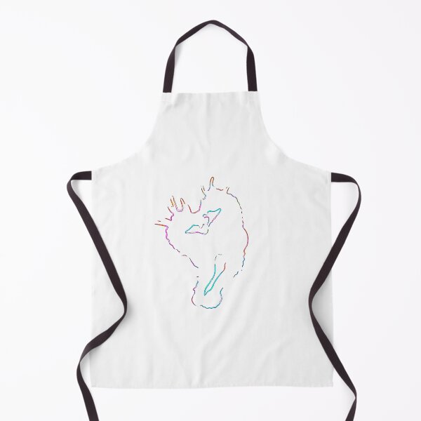 Item preview, Colourfull line art sea horse designed and sold by NandoArtDesign.
