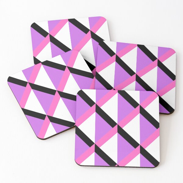 Item preview, Pink and Purple Triangle Plaid designed and sold by ml-77pro.