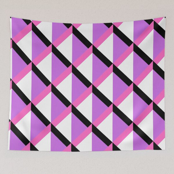 Item preview, Pink and Purple Triangle Plaid designed and sold by ml-77pro.