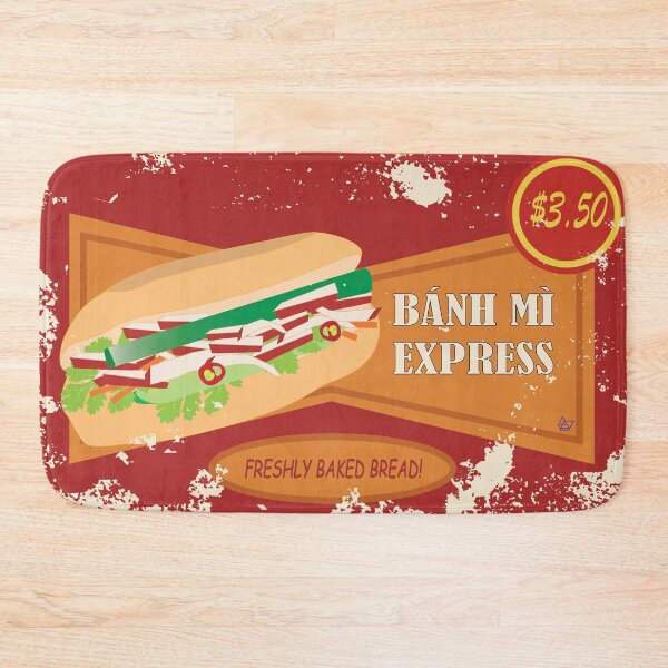 Item preview, Retro Banh Mi Express V1 Print designed and sold by BeigeleeBrand.