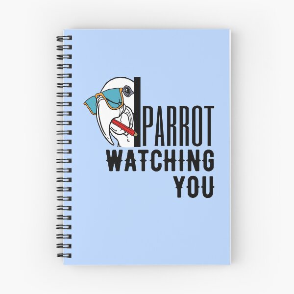 Item preview, Parrot watching you designed and sold by Tanya Mihe.