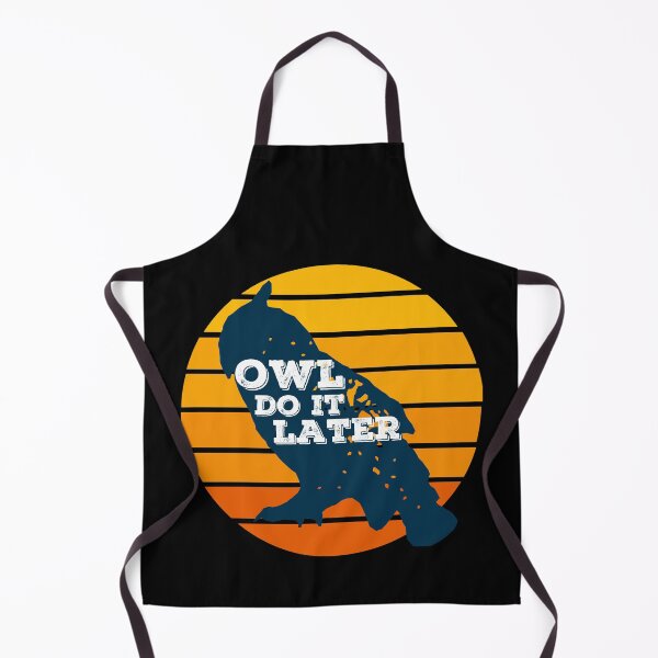 Item preview, Owl do it later. Owl in the moon designed and sold by Atleta-Cali.