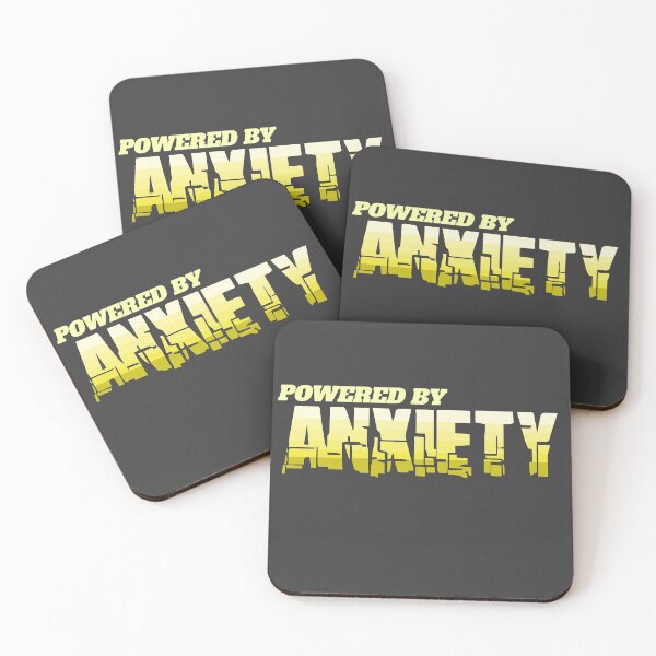 Item preview, Powered By Anxiety - Yellow designed and sold by Chubuter.