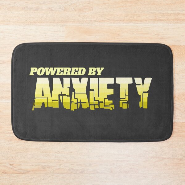 Item preview, Powered By Anxiety - Yellow designed and sold by Chubuter.