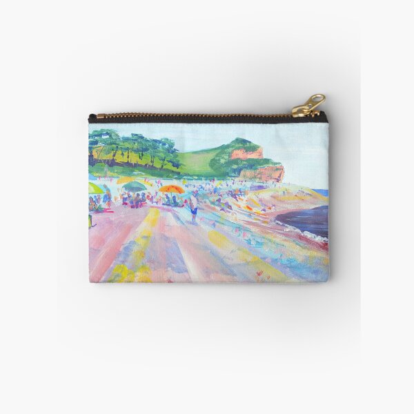Item preview, Budleigh Salterton beach busy day painting  designed and sold by MikeJory.