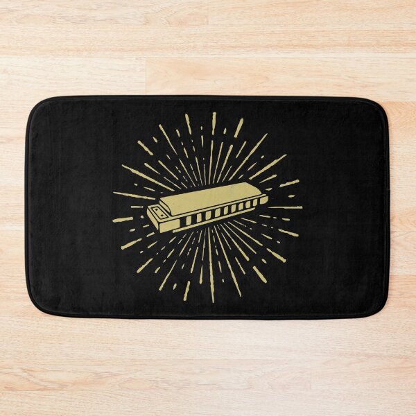 Item preview, Retro Vintage Harmonica Cool Instrument designed and sold by Delightfully Cynical.