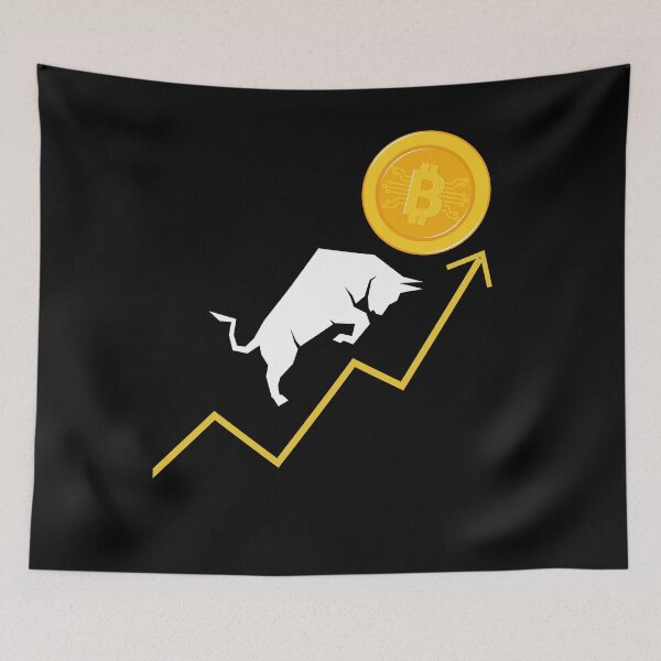 Item preview, Crypto currency Bitcoin bull run gift designed and sold by HaychGee.