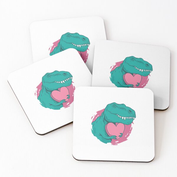 Item preview, Dinosaur heart valentines day designed and sold by DerSenat.