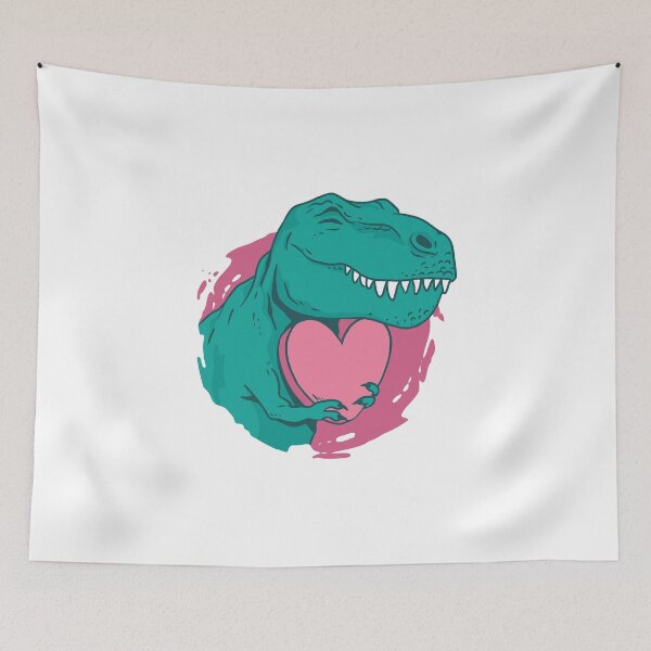Item preview, Dinosaur heart valentines day designed and sold by DerSenat.