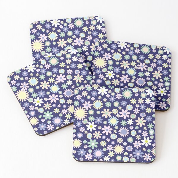 Item preview, Elegant Classy Feminine Flowery Kaleidoscope Blue Flowery Pattern designed and sold by GeekHeadDesigns.