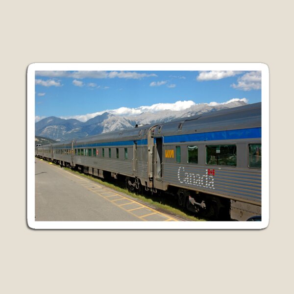 Aperçu de l'œuvre Le train canadien dans les Rocheuses créée et vendue par Random Railways.