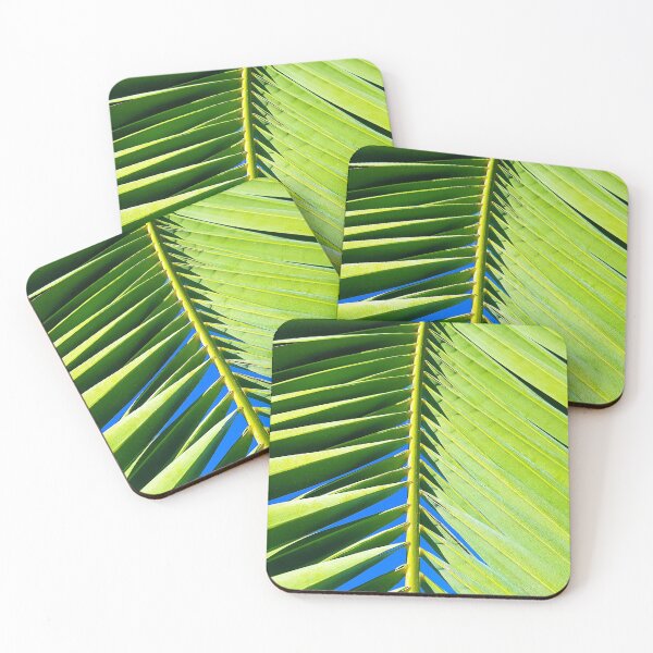 Item preview, Palm leaf against a deep blue sky designed and sold by janesg.