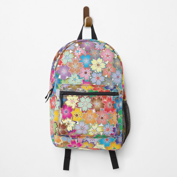 Item preview, Vibrant and Colorful Flower Petals Collage Pattern designed and sold by GeekHeadDesigns.