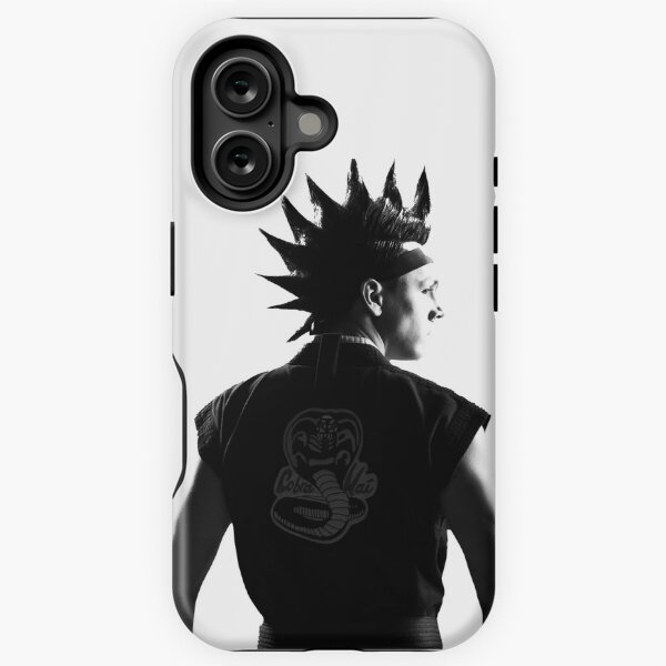 Aperçu de l'œuvre Hawk Cobra Kai en noir et blanc créée et vendue par ecdato.