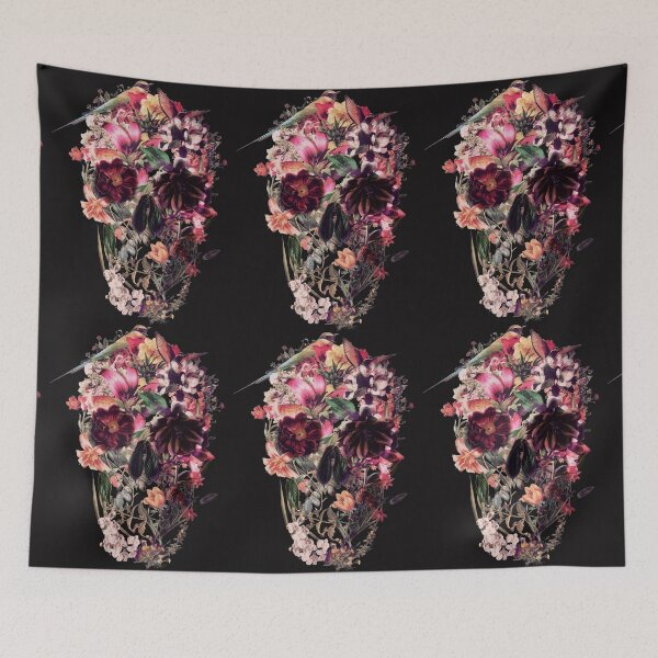Item preview, New Skull Light Flower T-Shirt designed and sold by Turnerstore.