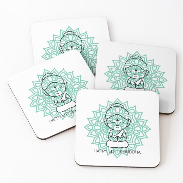 Item preview,  happy little buddha : Be Happy Little Buddha shirt - cute buddha good vibes and positivity funny  designed and sold by charaf19.