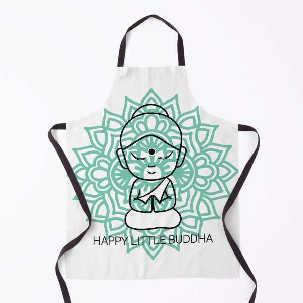 Item preview, happy little buddha : Be Happy Little Buddha shirt - cute buddha good vibes and positivity funny designed and sold by charaf19.