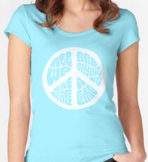 Peace Fitted Scoop T-Shirt