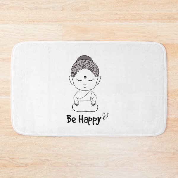 Item preview, be happy little buddha - zen little buddha lotus position  designed and sold by 0umStore.