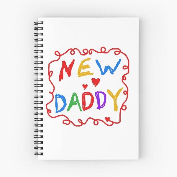 Item preview, Multicolor Text New Daddy designed and sold by peacockcards.