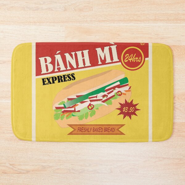 Item preview, Retro Banh Mi Express V2 Print designed and sold by BeigeleeBrand.