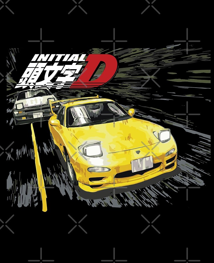 Initial D Mountain Drift Racing Tandem Fd3s Vs Ae86 Ipad Case Skin By Cowtowncowboy Redbubble